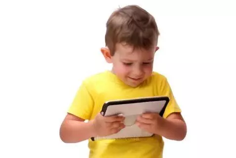 A child throwing tantrums over his iPad by mia