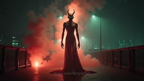 demon on the bridge by terrydyfox