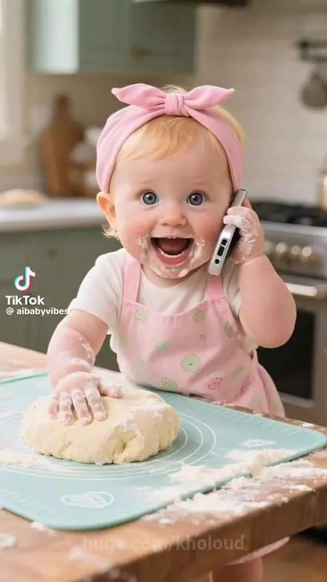 Baby’s cooking😂😂 by kholoud