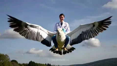 A doctor returning from work on a bird by theo
