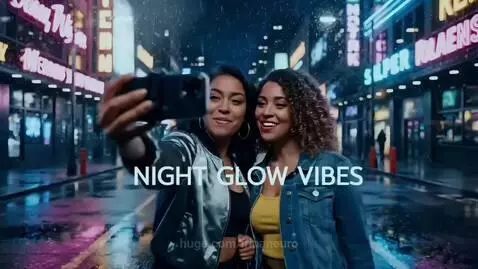 Night Glow Vibes by irinaneuro