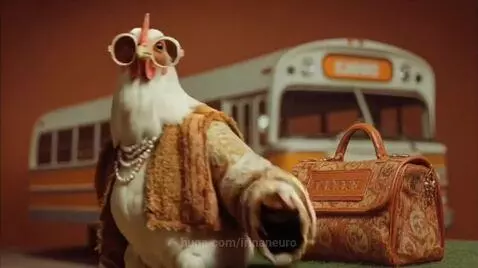 Dancing Chicken Vibes by irinaneuro