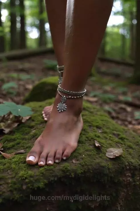 Pretty feet and nature by mydigidelights