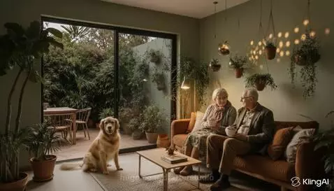 Elderly life by drafterstudio