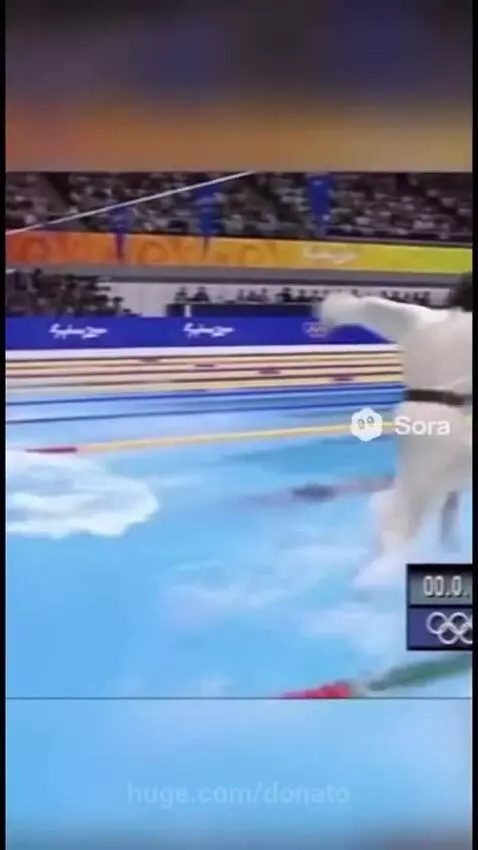 Swimming competition🤣😂 by donato