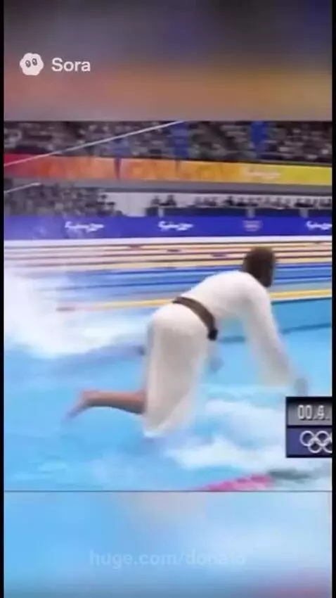 Swimming competition🤣😂 by donato