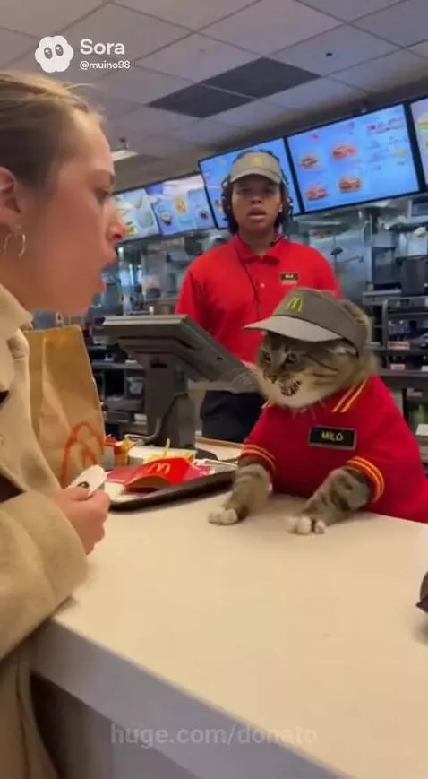 CAT VS KAREN🤣😂🤣😂🤣 by donato