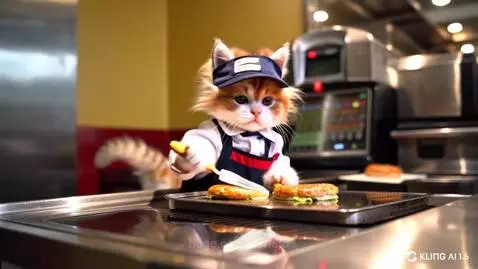 Fastfood cat by donato