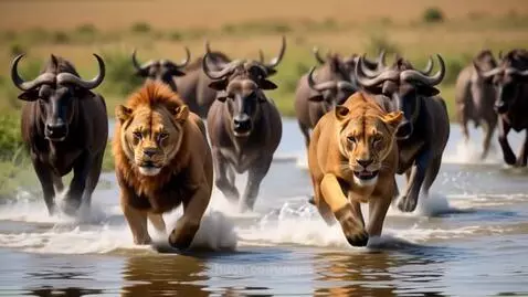 lions by papa