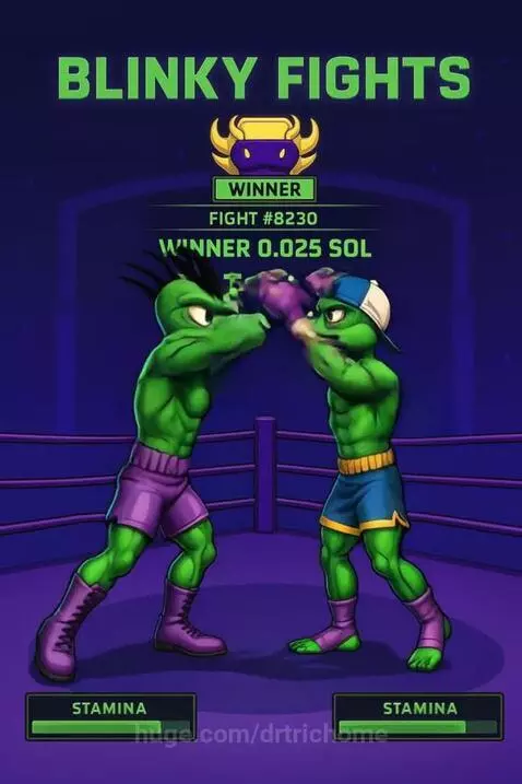 www.BLINKYonSOL.com coming soon Blinky NFT fights. Loser get... by drtrichome
