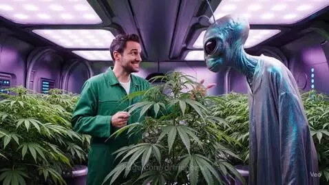 Showing my grow to an alien by drtrichome