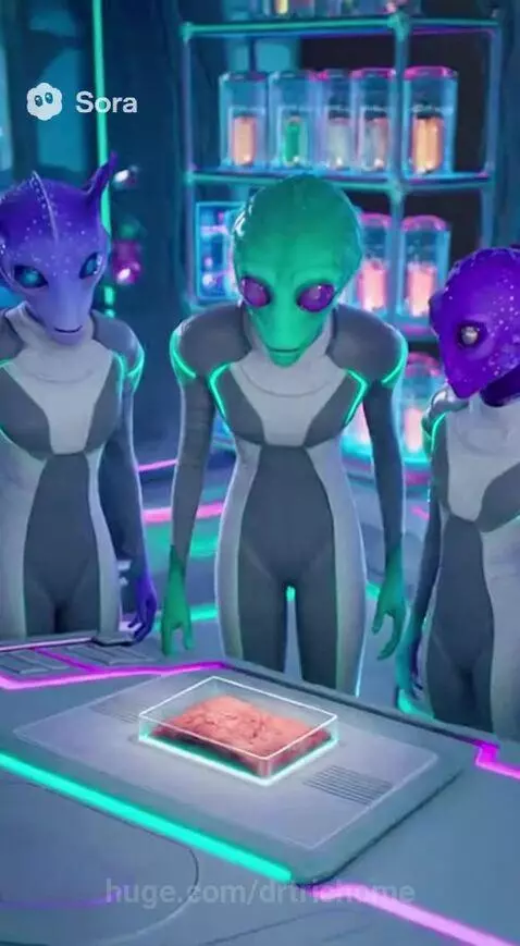Aliens steal humans skin by drtrichome