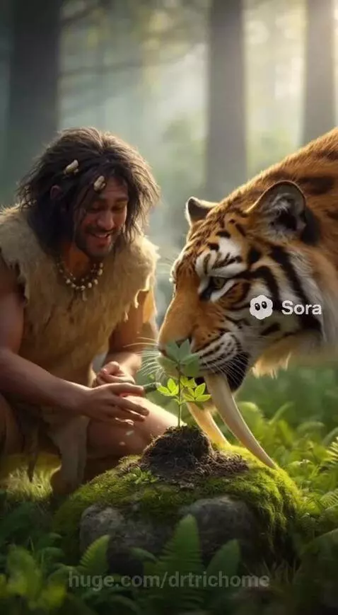 Early man discovers 🐱 nip by drtrichome