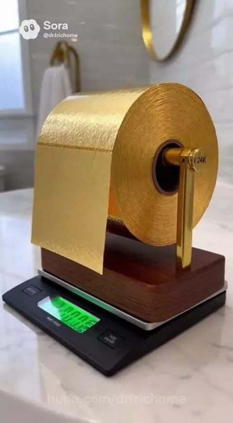 Pair this 220 pound gold 🧻 with that gold 🚽 by drtrichome