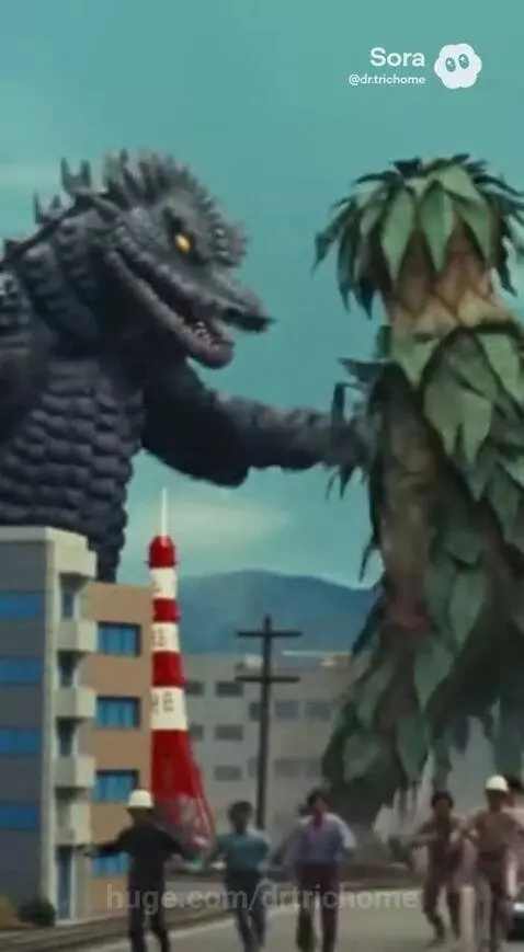 Godzilla Vs Canna Leaf Guy by drtrichome