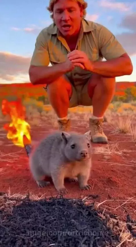 Steve Irwin discovered a new species.  The smoke-a-blunt ani... by drtrichome