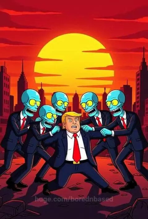 Trump vs aliens by borednbased