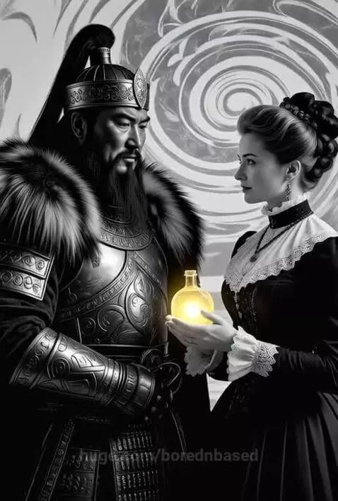Ghengis Khan  and Marie Curie by borednbased