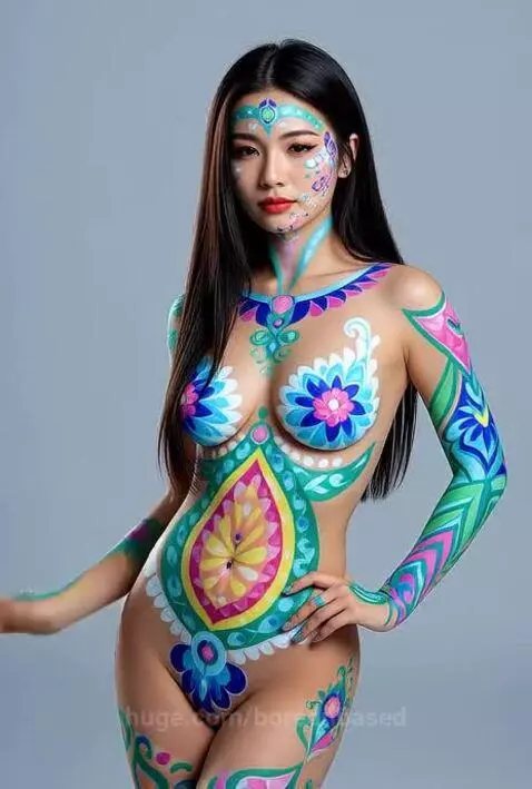 Beautiful body paint by borednbased