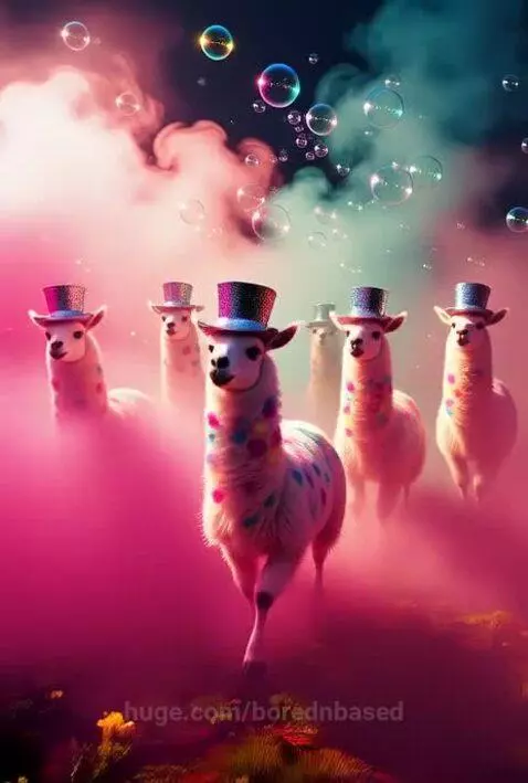 Lama Party by borednbased