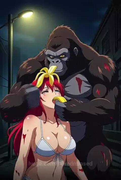 That gorilla is evil 😈 by borednbased