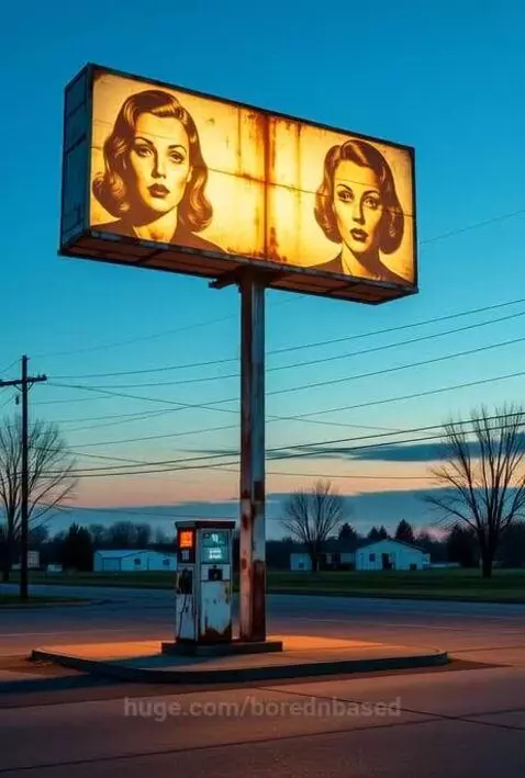 Creepy gas station by borednbased
