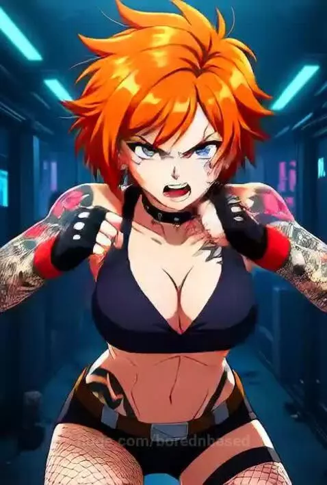 She can fight 😏 by borednbased