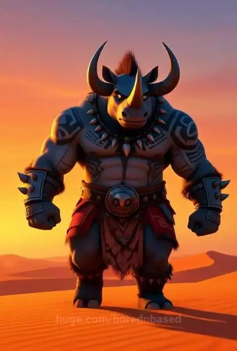 Rhino warrior by borednbased