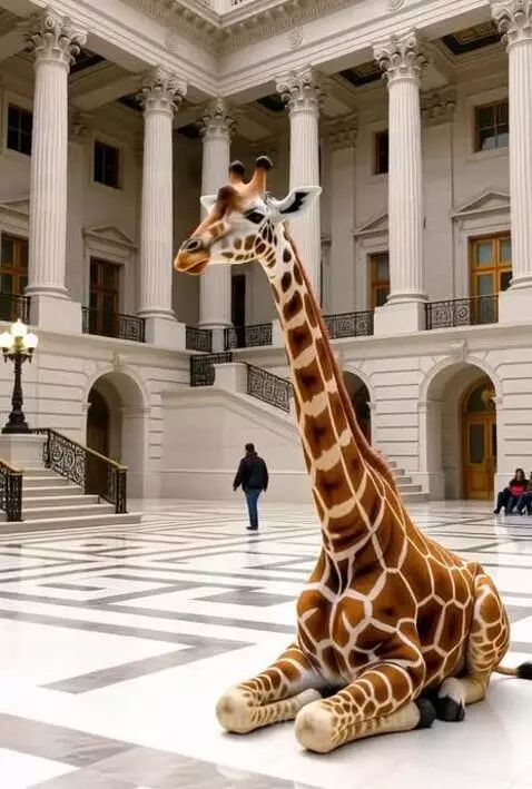 Giraffe be chillen 😎 by borednbased