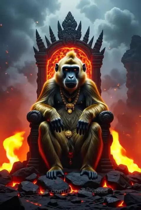 Baboon king 🤴 by borednbased