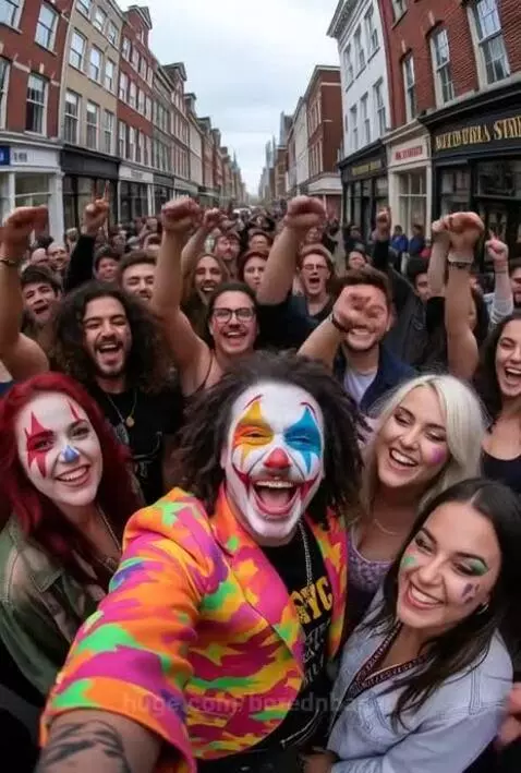 Crowd Clown by borednbased