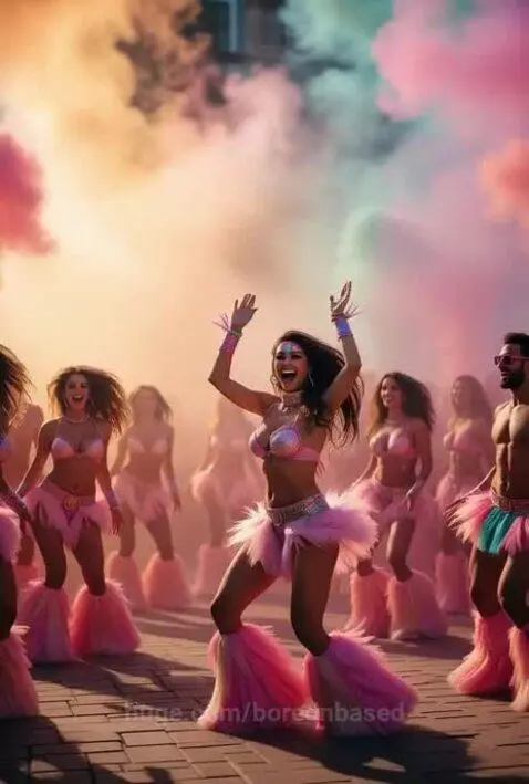 Pink dancers by borednbased