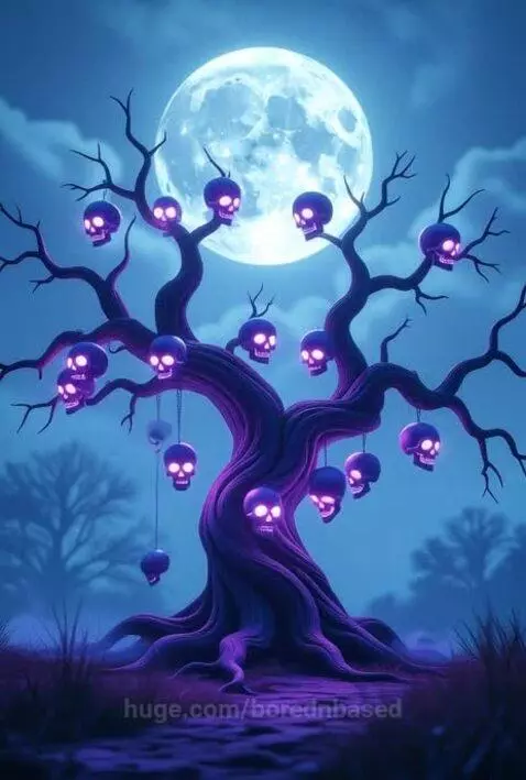 Skull tree by borednbased