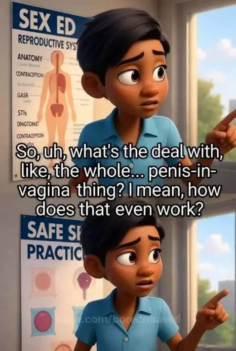 Hes Gotta know!🤣 by borednbased