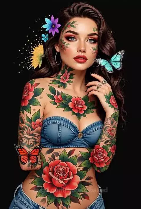 Is she a tattoo by borednbased
