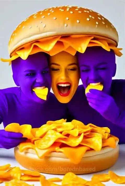 Purple people eating the eater 💜 by borednbased