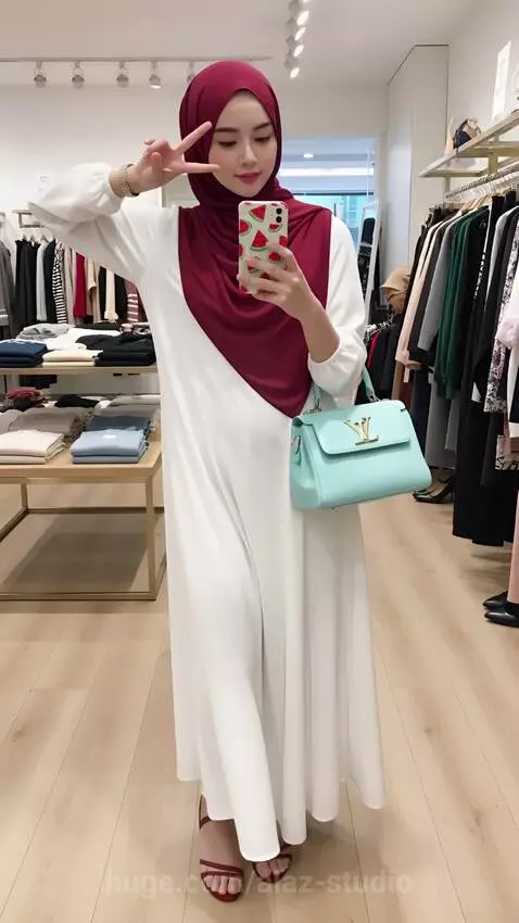 003-Modest fashion, elegant, chic, social media influencer s... by aiaz-studio