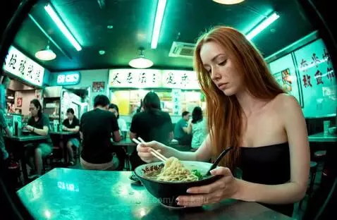 Dinner in Hong Kong by onekalu