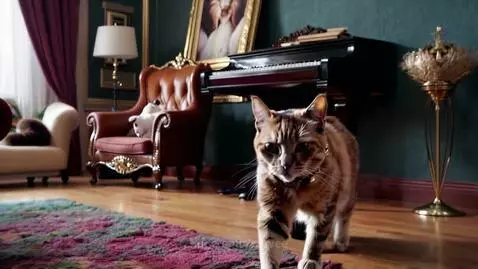 A rich cat and a poor cat by mzvee