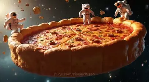 Celestial Pizza by visualcitizen