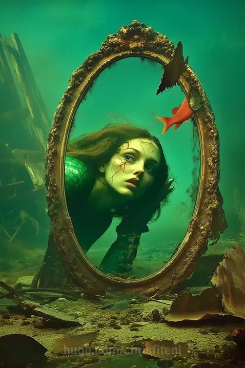 Mermaid Mirror by chrisfiteni