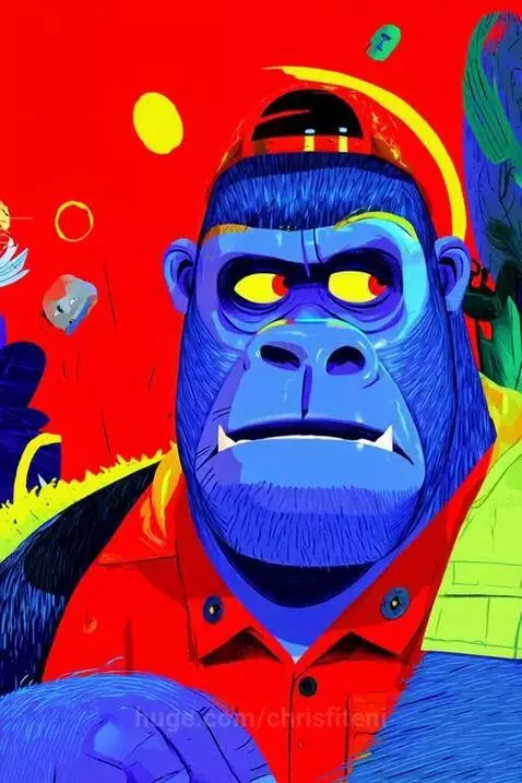 Red Ape by chrisfiteni