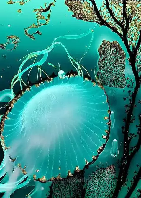 Jellyfish Love by earthshot