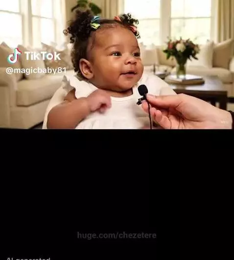 Little baby shares her concern and how her dad treats her by chezetere