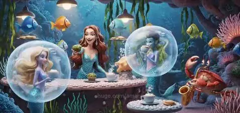 Underwater Coffee Shop by amanj