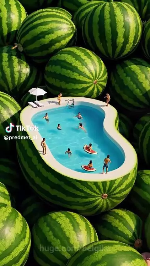 🏊‍♀️🍉 by belgika