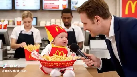 Baby at MCdonalds😂 by ciamnellone