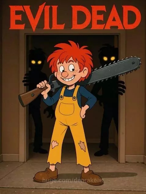 Evil Pumuckl by denrakeiw