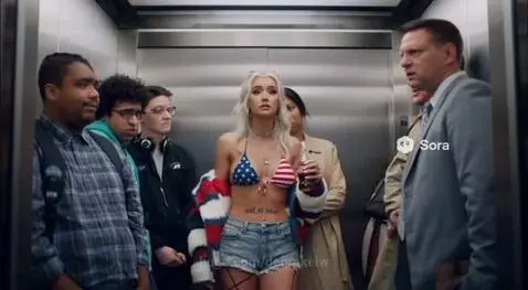 Cinematic Elevator Karen by denrakeiw