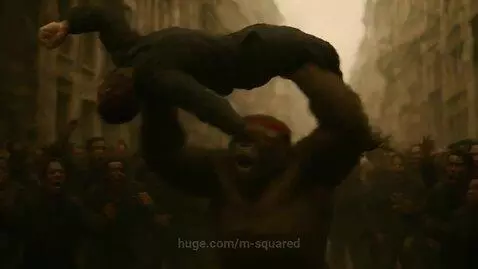 100 vs one gorilla by m-squared